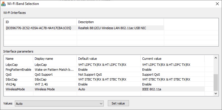 WiFiBand sample application